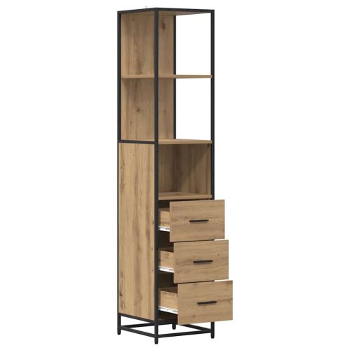 Комплект мебели за баня Дъб 35 x 37,5 x 166 см Инженерно дърво