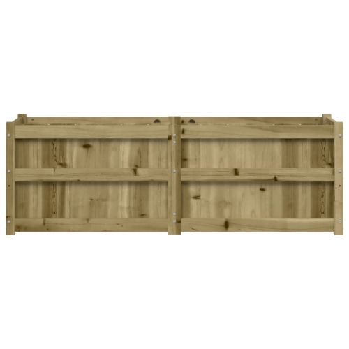 Градински сандък, 150x50x50 см, импрегнирано борово дърво