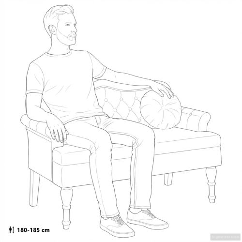 Пейка Честърфилд Капучино 120.5 x 65 x 75 см Изкуствена