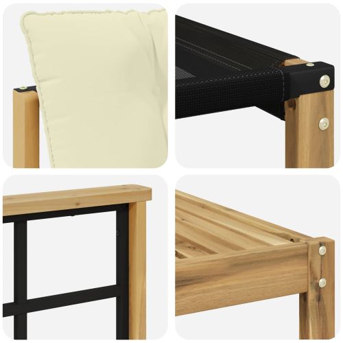 Комплект дивани за открито 8 pcs Бяло и кремаво 79 x 79 x 37 см