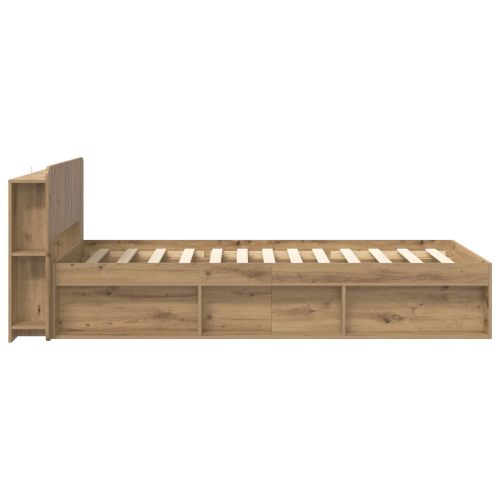 Леглово рамо с хранилище с таблото Дъб артизан 80 x 200 cm
