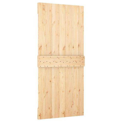 Преплъзваща се врата Естествено и бяло 95 x 210 cm