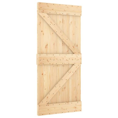 Преплъзваща се врата Естествено и бяло 100 x 210 cm