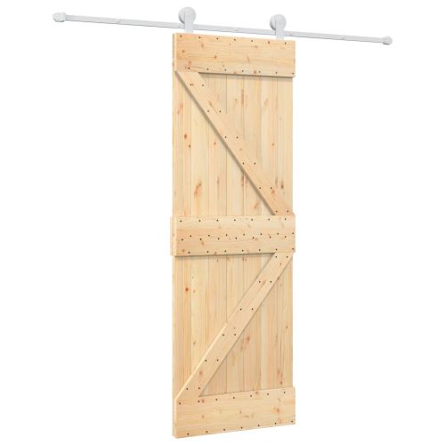 Преплъзваща се врата Естествено и бяло 70 x 210 cm
