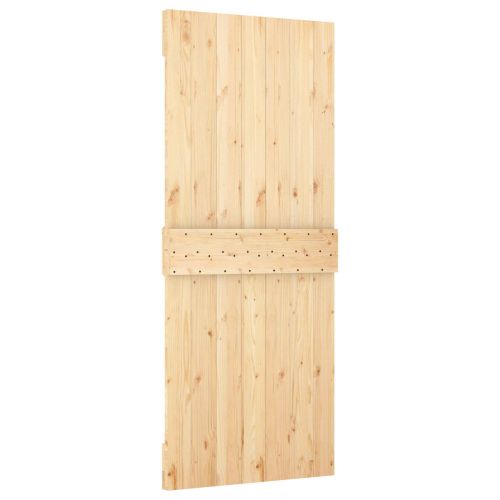 Преплъзваща се врата Естествено и бяло 80 x 210 cm