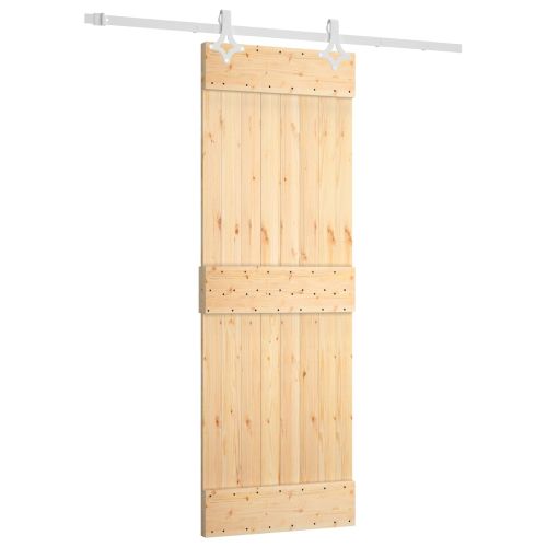 Преплъзваща се врата Естествено и бяло 70 x 210 cm