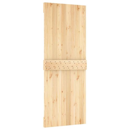 Преплъзваща се врата Естествено и бяло 80 x 210 cm