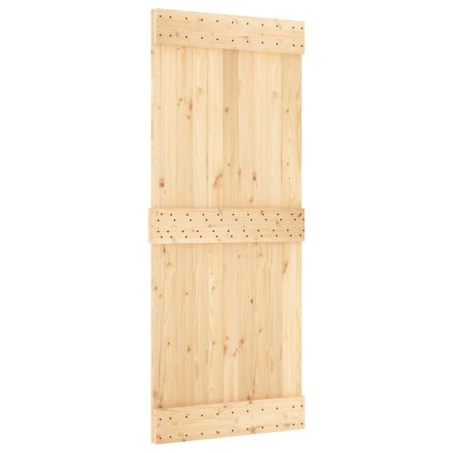 Преплъзваща се врата Естествено и бяло 85 x 210 cm