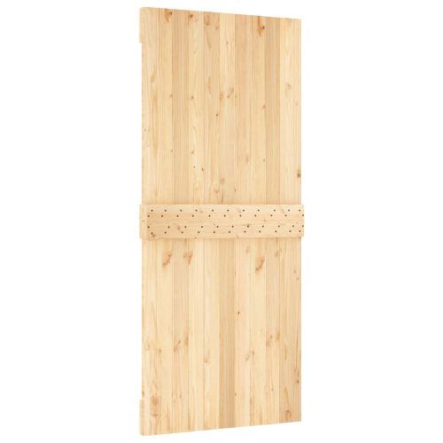 Преплъзваща се врата Естествено и бяло 90 x 210 cm
