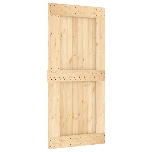 Преплъзваща се врата Естествено и бяло 95 x 210 cm