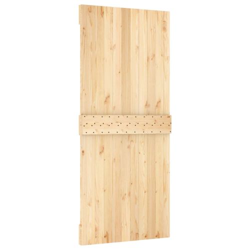 Преплъзваща се врата Естествено и бяло 90 x 210 cm