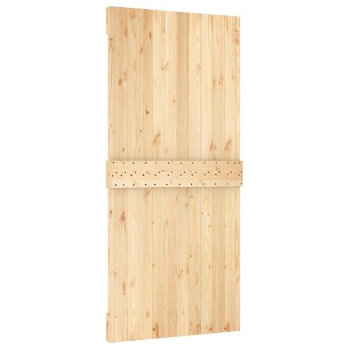 Преплъзваща се врата Естествено и бяло 95 x 210 cm