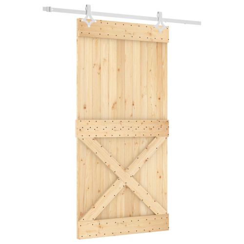 Преплъзваща се врата Естествено и бяло 100 x 210 cm