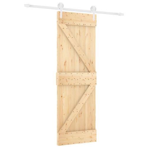 Преплъзваща се врата Естествено и бяло 70 x 210 cm