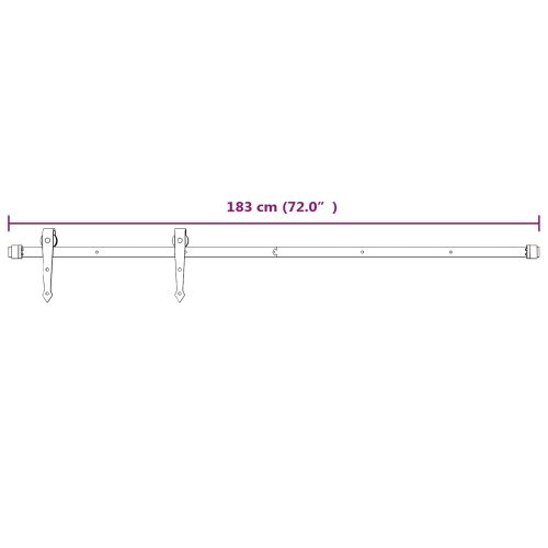 Преплъзваща се врата Естествено и бяло 90 x 210 cm