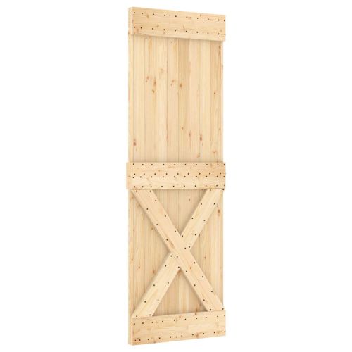 Преплъзваща се врата Естествено и бяло 80 x 210 cm