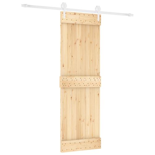 Преплъзваща се врата Естествено и бяло 70 x 210 cm