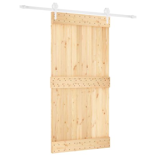 Преплъзваща се врата Естествено и бяло 100 x 210 cm