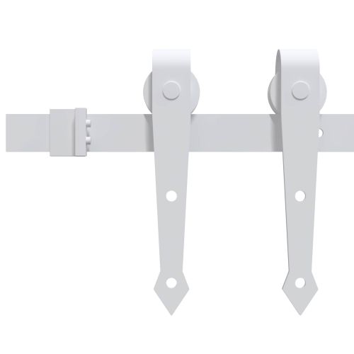 Преплъзваща се врата Естествено и бяло 90 x 210 cm
