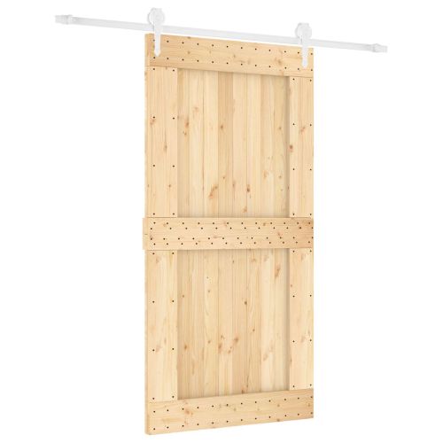Преплъзваща се врата Естествено и бяло 100 x 210 cm
