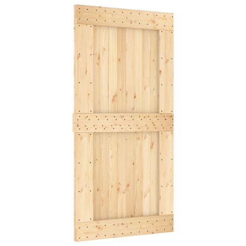 Преплъзваща се врата Естествено и бяло 100 x 210 cm