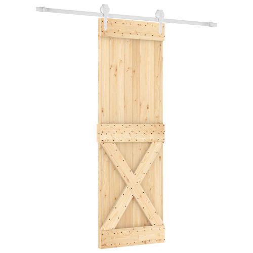 Преплъзваща се врата Естествено и бяло 70 x 210 cm