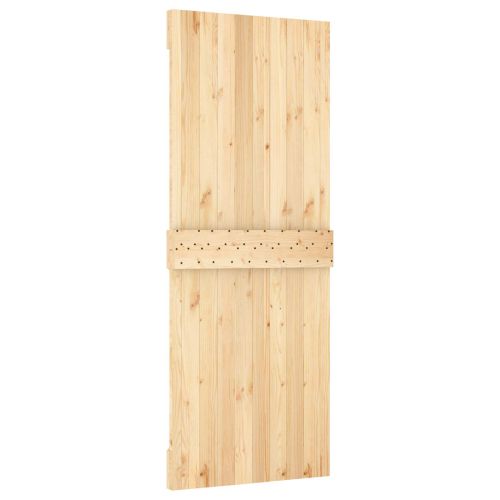 Преплъзваща се врата Естествено и бяло 80 x 210 cm