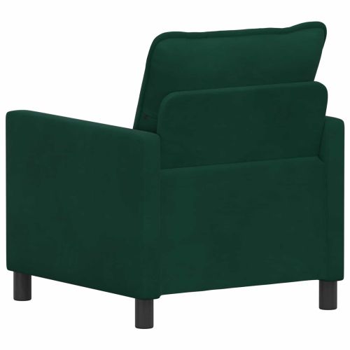 Диван Тъмнозелено 76 x 81 x 87,5 см Кадифе