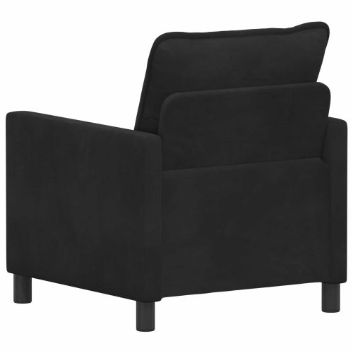 Диван Черно 76 x 81 x 87,5 см Кадифе