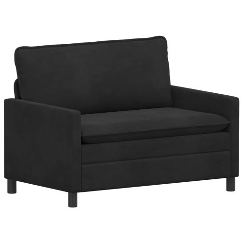 Диван Черно 126 x 81 x 87,5 см Кадифе
