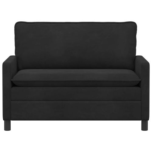 Диван Черно 126 x 81 x 87,5 см Кадифе