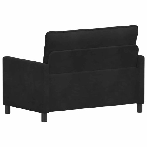 Диван Черно 126 x 81 x 87,5 см Кадифе