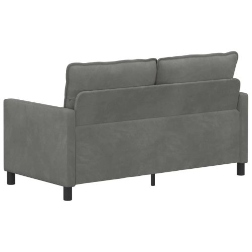 Диван Тъмносиво 156 x 81 x 87,5 см Кадифе