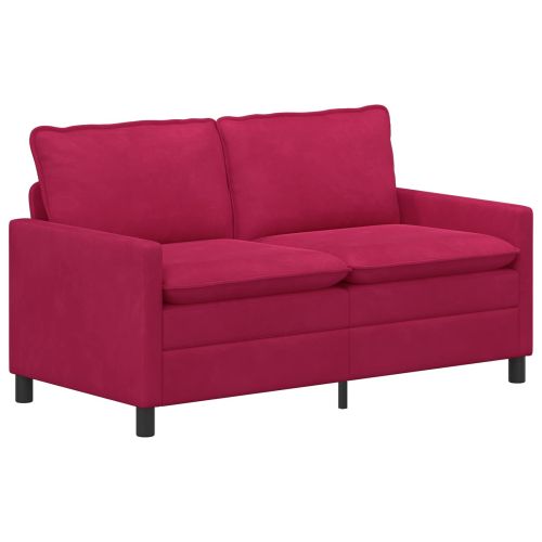 Диван Виненочервен 156 x 81 x 87,5 см Кадифе