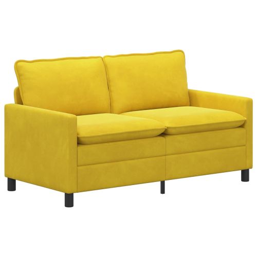 Диван Жълто 156 x 81 x 87,5 см Кадифе