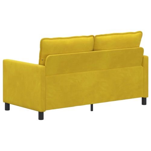 Диван Жълто 156 x 81 x 87,5 см Кадифе