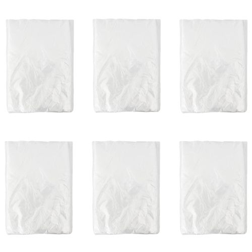 Прахова завеса 6 pcs Прозрачен 400 x 500 cm HDPE
