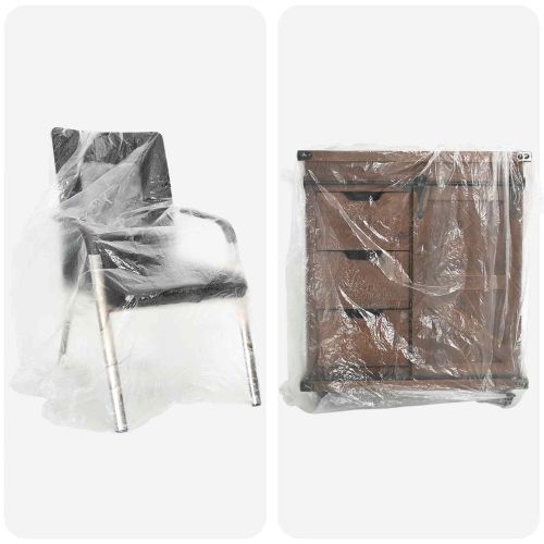 Прахова завеса 12 pcs Прозрачен 400 x 500 cm HDPE
