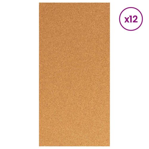 Корков лист 12 pcs 100 x 50 x 0,5 см Корк Кафяво