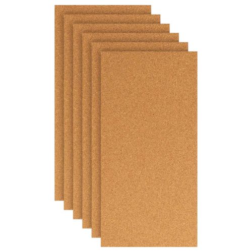 Корков лист 6 pcs 100 x 50 x 1 см Корк Кафяво