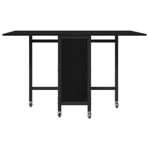 Сгъваема трапезна маса с колелца 130 x 80 x 76,5 см