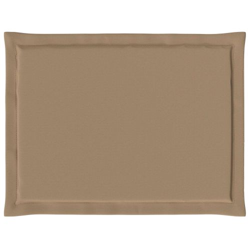 Възглавници за седалки 2 pcs Таупе 47 x 36 x 2 см Полиестер