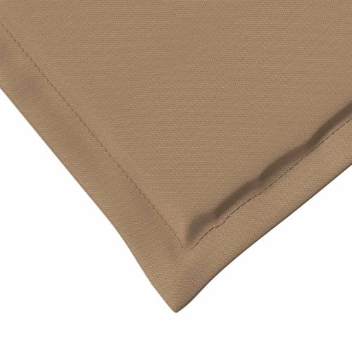 Възглавници за седалки 2 pcs Таупе 47 x 36 x 2 см Полиестер