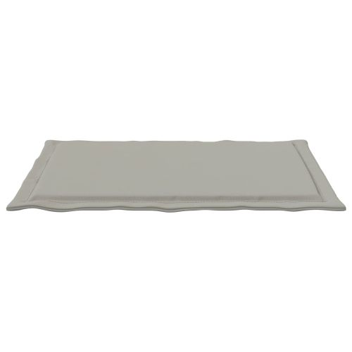 Възглавници за седалки 4 pcs Светлосиво 47 x 36 x 2 см