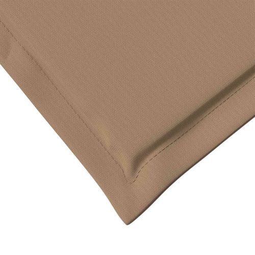 Възглавници за седалката и гърба 2 pcs Таупе 47 x 45 x 2 см