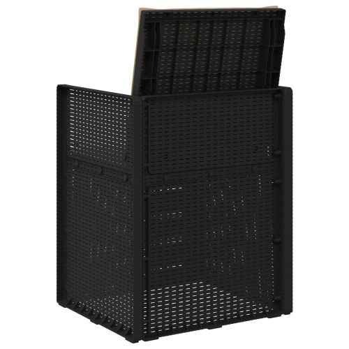Градински Dining Столове 2 pcs Антрацит и таупе ПП