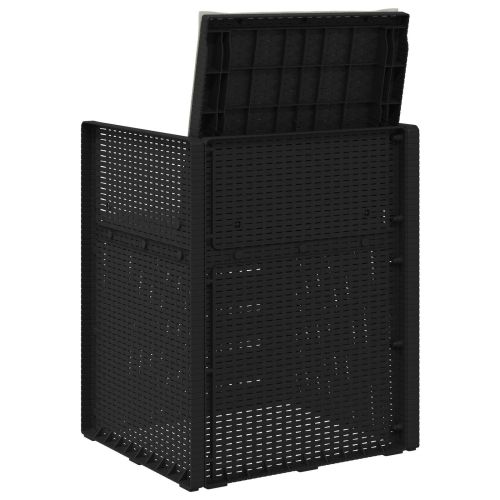 Градински Dining Столове 2 pcs Антрацит и Светлосиво ПП