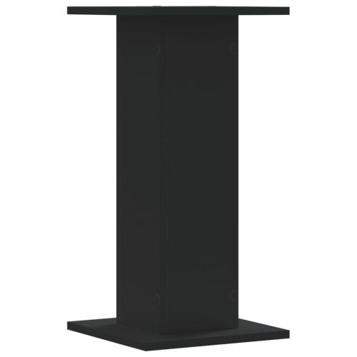 Стойки за растения 2 бр черни 30x30x60 см инженерно дърво