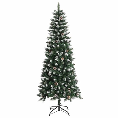 С изкуствено коледно дърво с 150 LED светодиода Зелен 150 cm