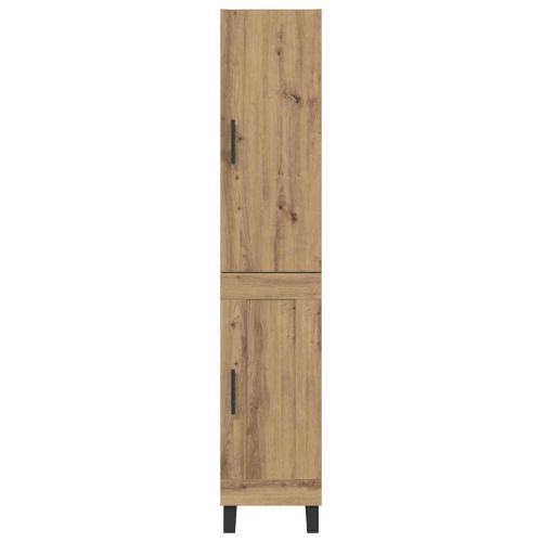 Висок шкаф Дъб 34,5 x 34 x 180 см Инженерно дърво